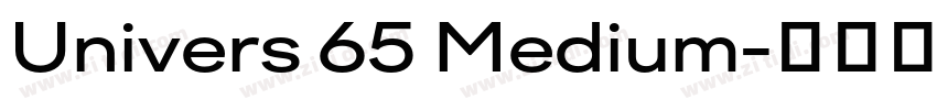 Univers 65 Medium字体转换